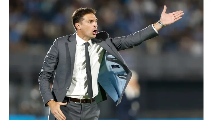 Diego Alonso, entrenador de la selección de Uruguay.