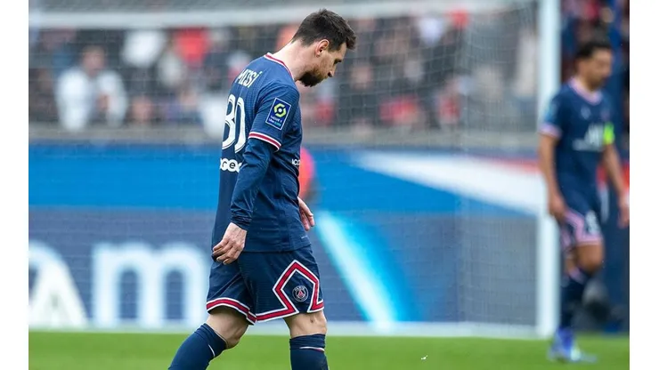 Messi lamenta en PSG.