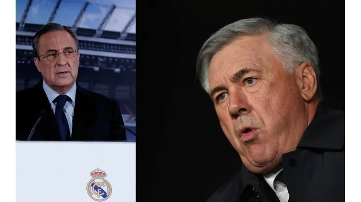 Florentino Pérez y Carlo Ancelotti.