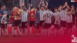 Festejo de Argentina en Eliminatorias.