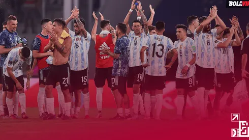 Festejo de Argentina en Eliminatorias.