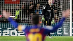 Ter Stegen y Messi