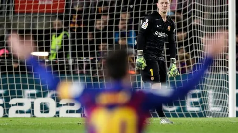 Ter Stegen y Messi