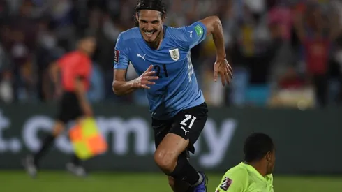 Edinson Cavani, delantero de la selección uruguaya.