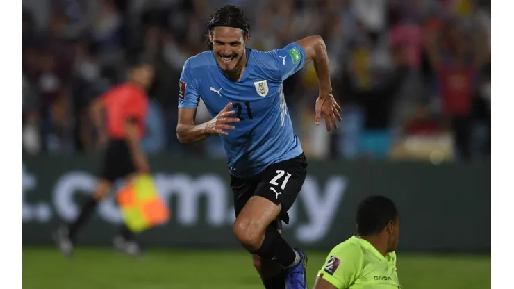 Edinson Cavani, delantero de la selección uruguaya.