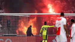 Incendio en el Ajax-Feyenoord