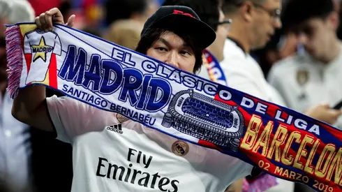 Aficionados en Real Madrid vs. Barcelona.