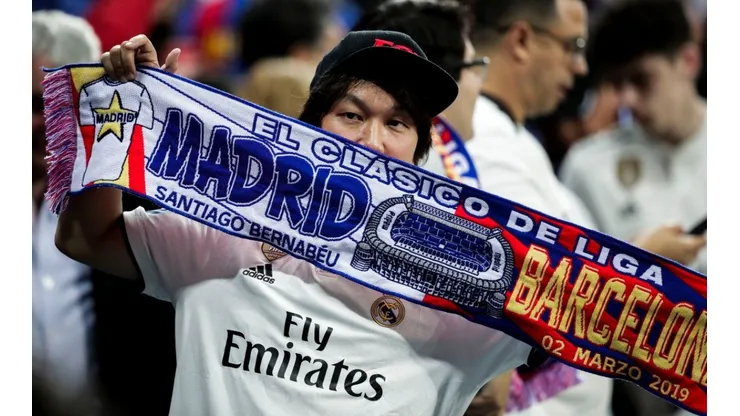 Aficionados en Real Madrid vs. Barcelona.