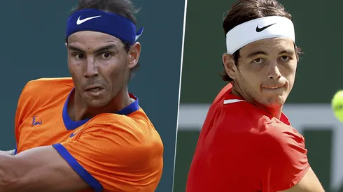 Rafael Nadal vs. Taylor Fritz por la final del Masters 1000 de Indian Wells (Fotos: Getty Images)