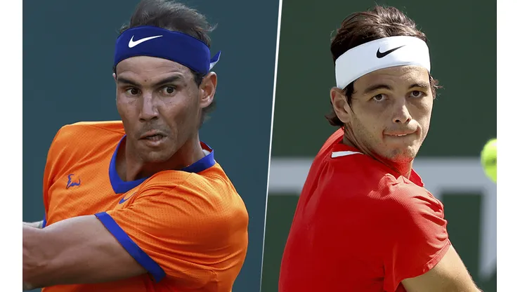 Rafael Nadal vs. Taylor Fritz por la final del Masters 1000 de Indian Wells (Fotos: Getty Images)