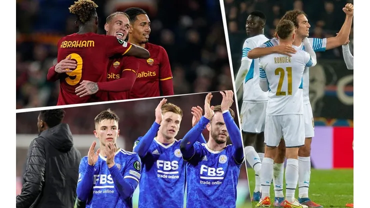 Roma, Leicester y Marsella; favoritos al título.