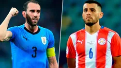 Diego Godín y Junior Alonso, flamantes compañeros en Atlético Mineiro.