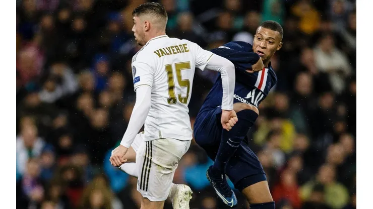Federico Valverde y Kylian Mbappé.