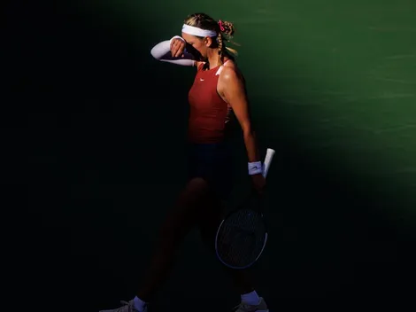 Las lágrimas de Viktoria Azarenka: la bielorrusa estalló en llanto en medio de un partido de Indian Wells