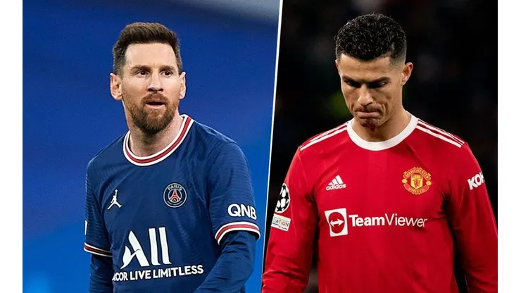 Messi con PSG y Cristiano con United.