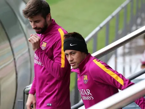 El gesto viral de Piqué que delataría el regreso de Neymar a Barcelona