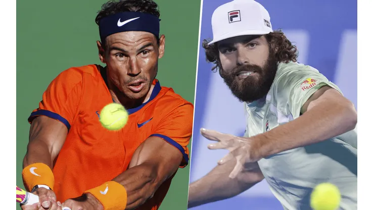 Rafael Nadal vs. Reilly Opelka por el Masters 1000 de Indian Wells (Foto: Getty Images).