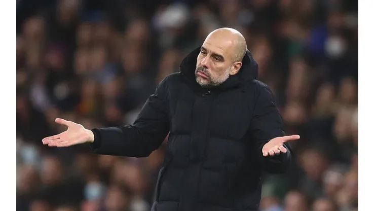 Josep Guardiola, entrenador de Manchester City.