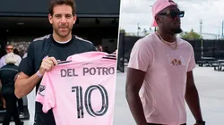 Grandes deportistas alentando a Inter Miami.