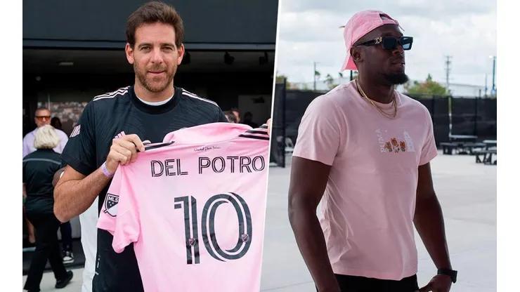 Grandes deportistas alentando a Inter Miami.