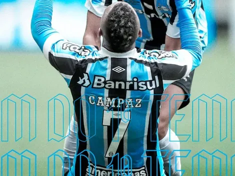 Golazo olímpico de Gremio en el Torneo Gaúcho: lo marcó el colombiano Campaz
