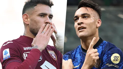 Torino vs. Inter por la Serie A (Fotos: Getty).