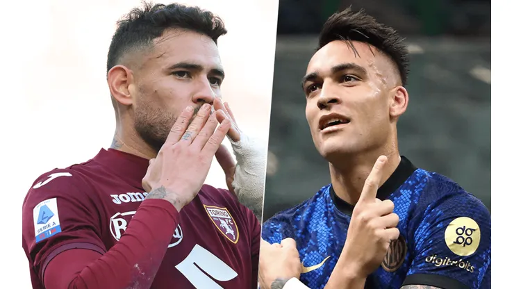 Torino vs. Inter por la Serie A (Fotos: Getty).