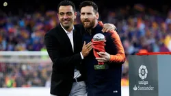 Xavi mandó un mensaje a Messi.