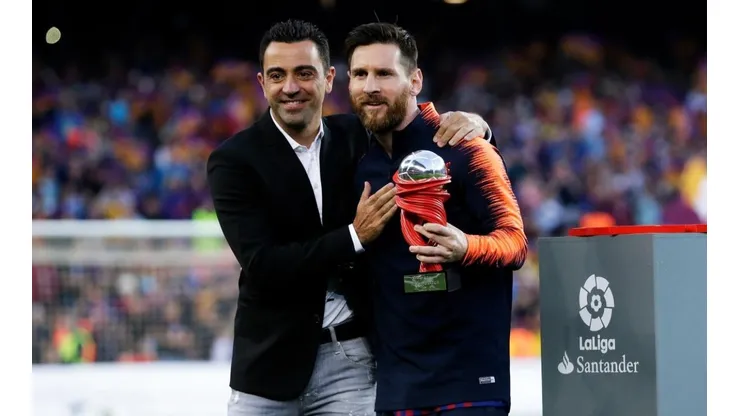 Xavi mandó un mensaje a Messi.