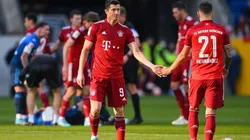 Lewandowski marcó el único tanto de Bayern Múnich.