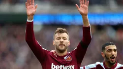 Yarmolenko en su emotivo festejo