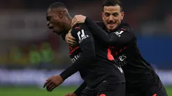 Milan en festejo de gol.