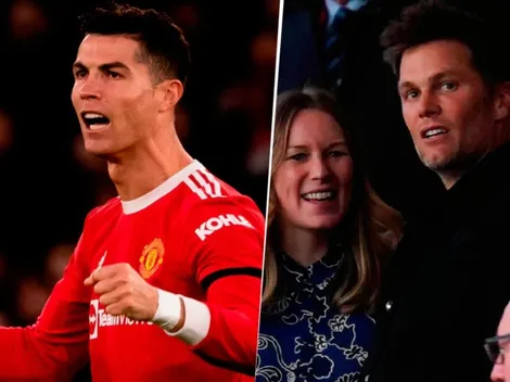 Entre leyendas se entienden: CR7 maravilló a Tom Brady en Old Trafford