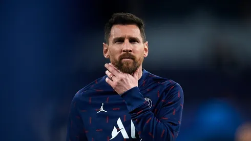 Messi, en el partido de PSG ante Real Madrid.