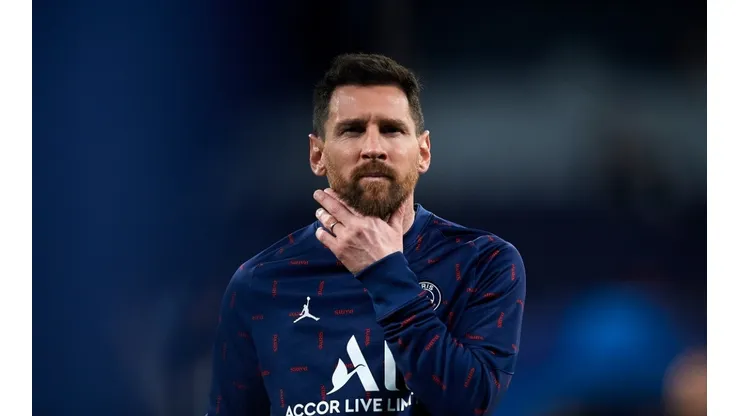 Messi, en el partido de PSG ante Real Madrid.