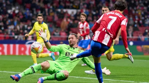 Momento del gol de Joao Félix.