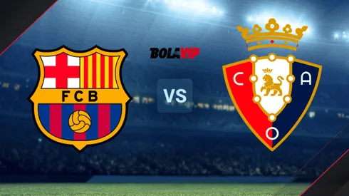 Barcelona vs. Osasuna por La Liga de España