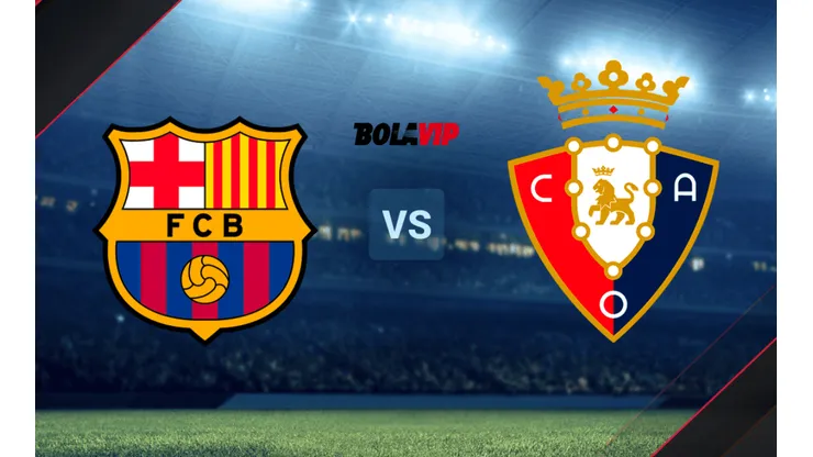 Barcelona vs. Osasuna por La Liga de España