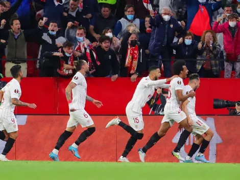 Sevilla se adelanta en la serie ante West Ham con golazo de Munir