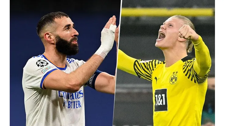 Benzema y Haaland, grandes delanteros de Europa.