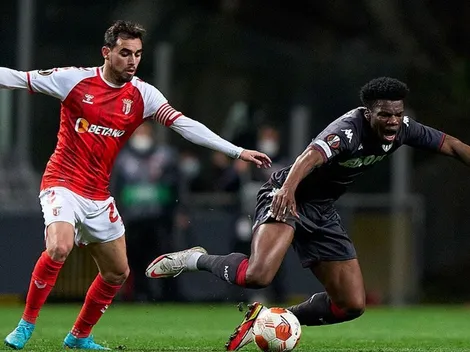 Mónaco se vio sorprendido en su visita a Sporting Braga y perdió