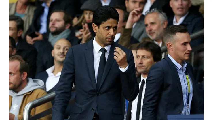 Nasser Al-Khelaifi protagonizó un escándalo tras la eliminación de PSG.