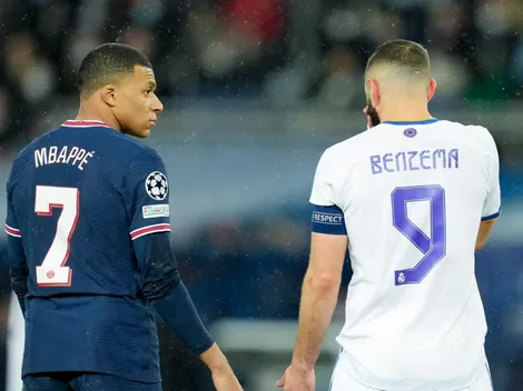 El mensaje alentador de Benzema a Mbappé tras el choque por Champions