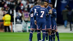 Jugadores del PSG.