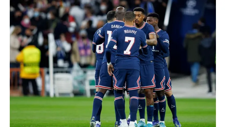 Jugadores del PSG.