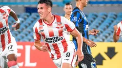 Celebración de gol de River Plate.