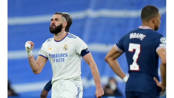 Benzema le ahogó el festejo a Mbappé.