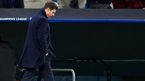 Mauricio Pochettino en partido con Real Madrid.