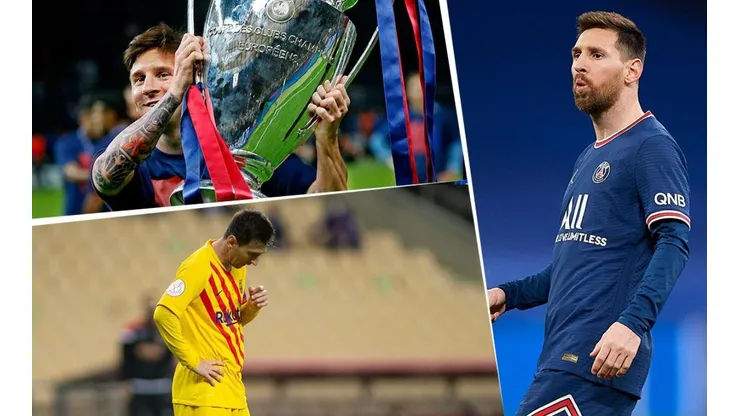 Messi en Champions League.