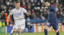 Toni Kroos y Lionel Messi